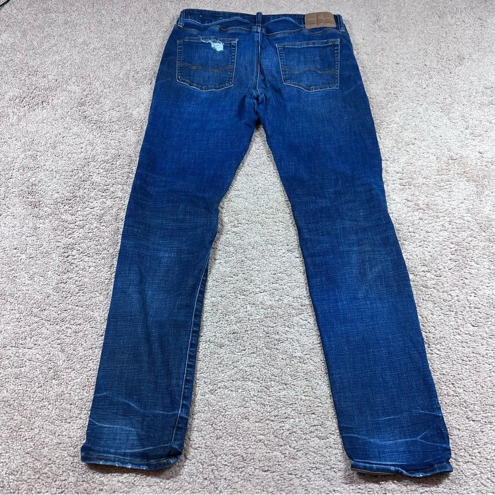 American Eagle Mens Next Level Flex Slim Stretch Denim Blue Jeans Size 33x32 - Picture 5 of 8